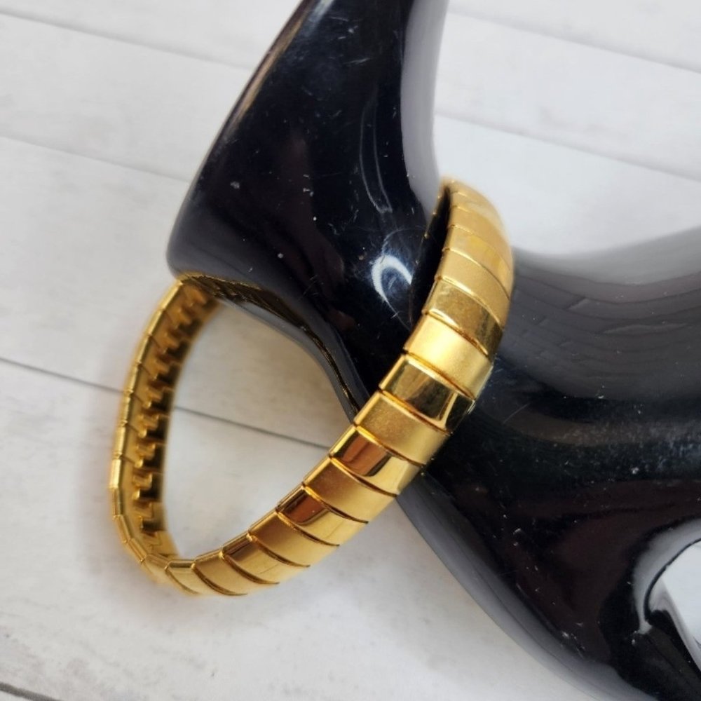 Vintage 80s Gold Duo Bracelet